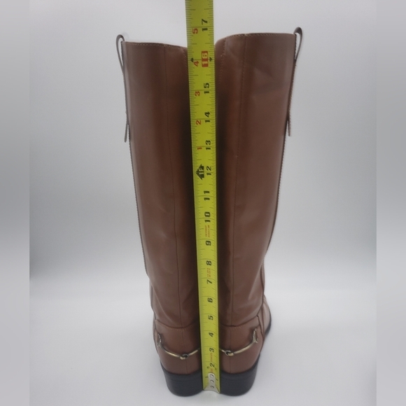 128- Sam & Libby Riding Boots Size 7 1/2 Brown color - Picture 5 of 8